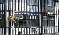 Fine timbered building next to the Market Hall