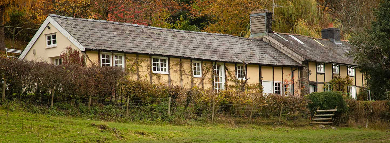 Cottages in Paradise, near Llanidloes