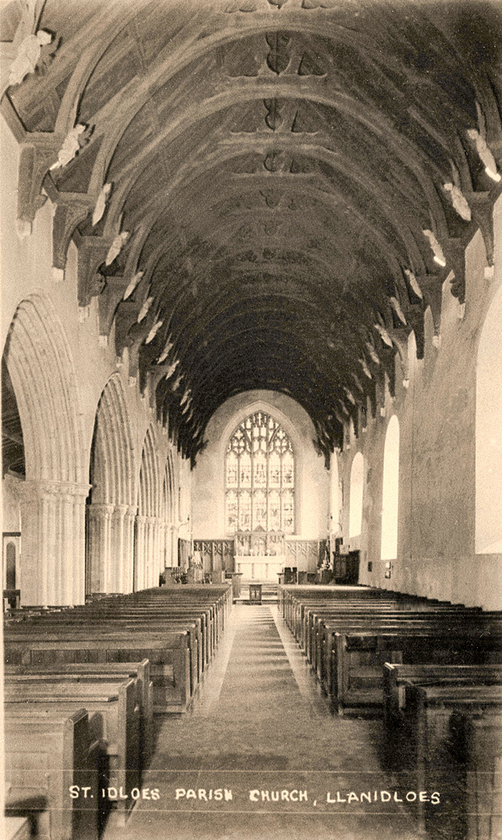 St Idloes Church old image