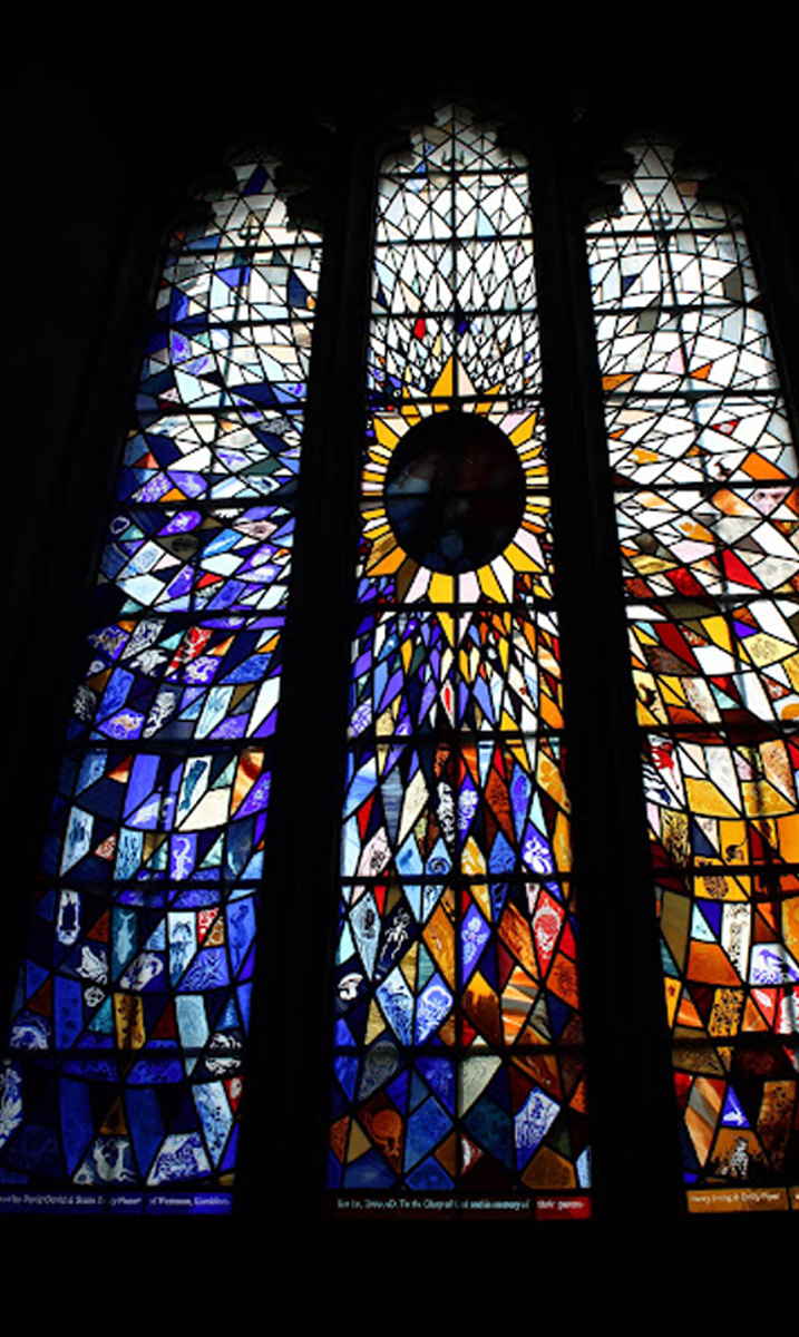 St Idloes Church stained glass
