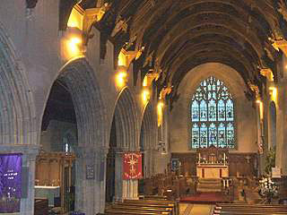 Interior of St Idloes Church
