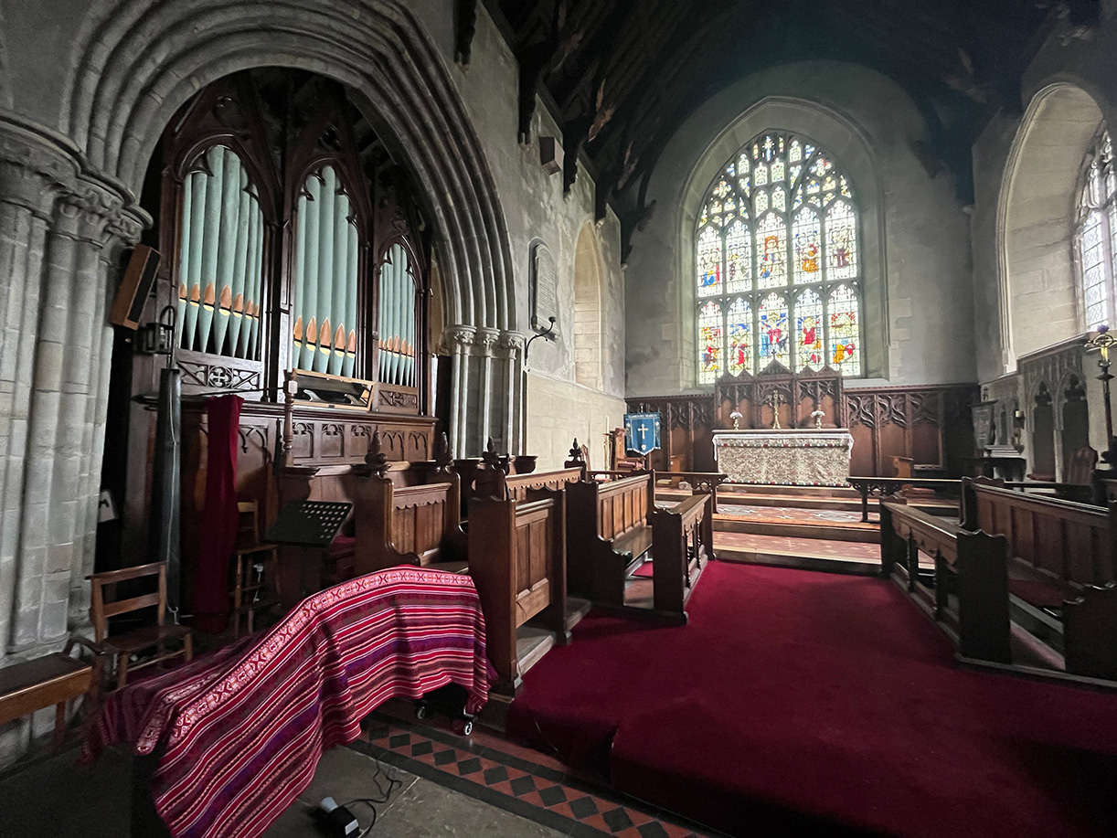 Interior of St Idloes Church